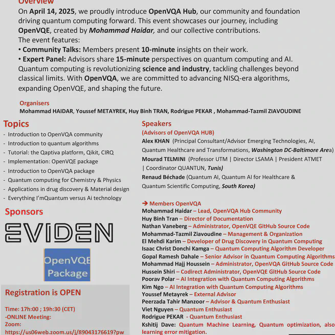 OpenVQA Hub Community